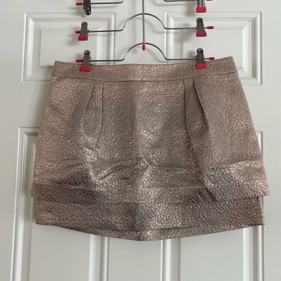 Express Dresses & Skirts - Express metallic mini skirt size 10